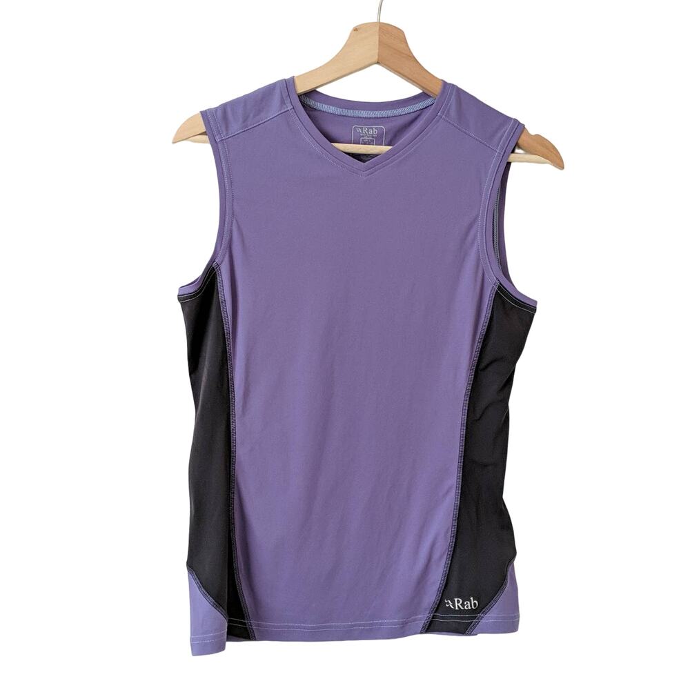 RAB‎ Women's Aeon Tank Top Purple Sleeveless Workout Shirt Gym Running Large